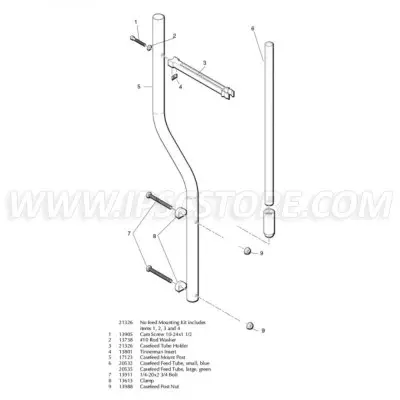 Casefeed Feed Tube For Dillon XL650 XL750 Smooth Case Feeding