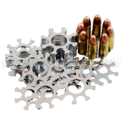DAA 50-Pack Stainless 929 Moon Clips 0.037"/0.040"