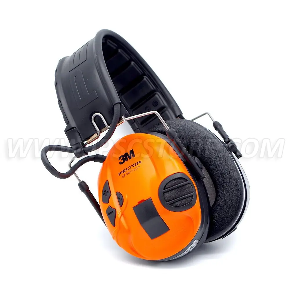 3M™ PELTOR™ SportTac™ Hearing protection Huntingfoldable headbet  orange/green MT16H210F-478-GN