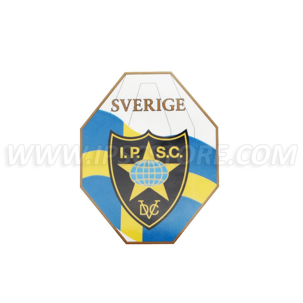 Swedish IPSC Region Sticker, Small