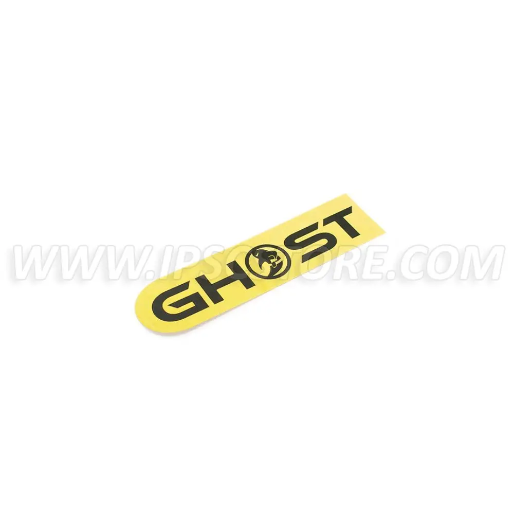 Ghost Logo Oval Sticker