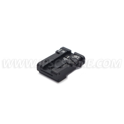 LPA TPU32GL30 Adjustable Rear Sight for GLOCK with White Dots