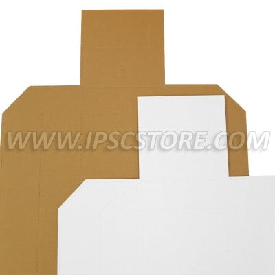 Cardboard Metric Target TAN/WHITE 50 pcs./ Pack