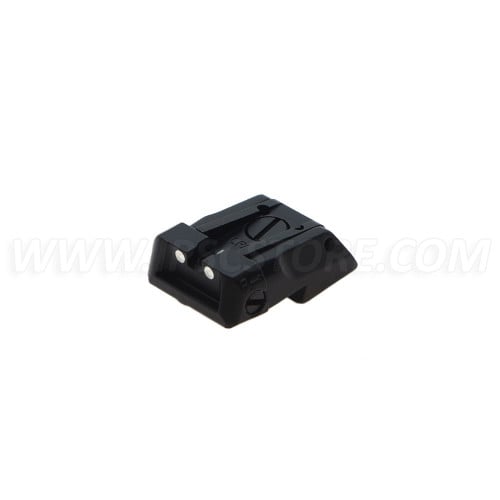 LPA MPS1KB30 Adjustable Rear Sight for 1911/2011 with White Dots 