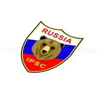 IPSC Russia Sticker- 9cm