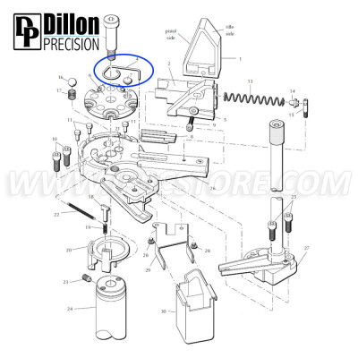 Eemann Tech Ejector Wire 13298 for Dillon XL650/XL750