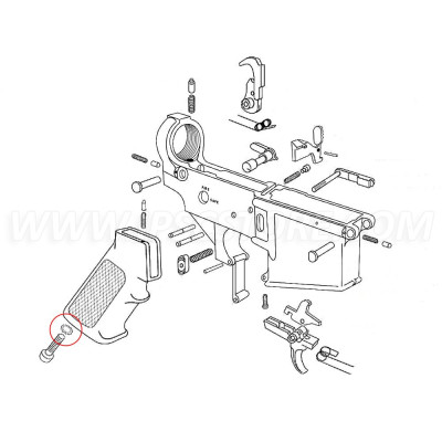 Eemann Tech Pistol Grip Lock Washer for AR-15