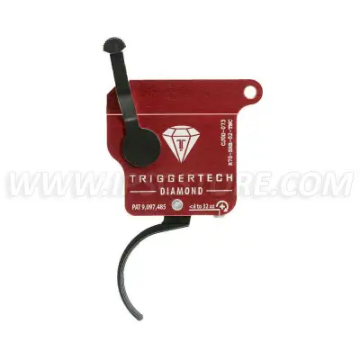 Bateria de Gatilho TriggerTech Rem700 Diamond Curvo Preto