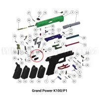 Grand Power Safety Lever SPORT Right for K100