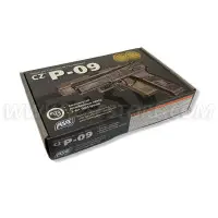 ASG CZ P-09 Pistol Replica - Black - GBB