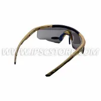 Wiley X 308T SABER ADV. Smoke/Clear/Rust Tan Frame Glasses