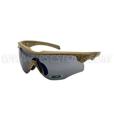 Óculos Com Armação Cinza Lentes Cinza/Transparente/Amarela Wiley X 2862 ROGUE COMM