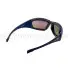 Óculos com Armação Preta Fosca Lentes Azuis Espelhadas Captative Wiley X CCBOS09 BOSS