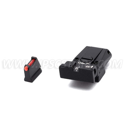 LPA SPR86CZ7F Adjustable Sight Set for CZ 75, 75B, 85, P07 Duty (For models with dovetail front sights)