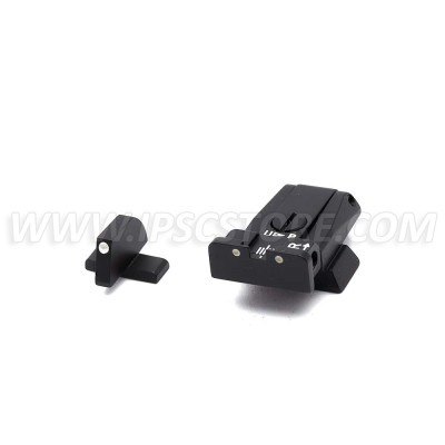 LPA SPR49HK30 Adjustable Sight Set for H&K USP 40, USP 45, HKP8