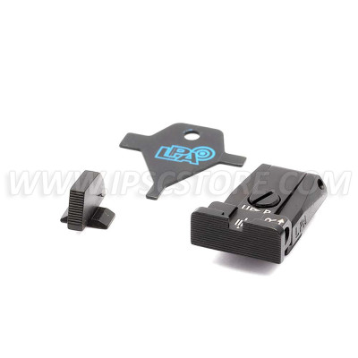 LPA SPR94BE07 Adjustable Sight Set for Beretta 8000 Cougar, 92A1, 98A1, M9A3, 90TWO
