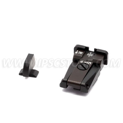 LPA SPR94BE07 Adjustable Sight Set for Beretta 8000 Cougar, 92A1, 98A1, M9A3, 90TWO