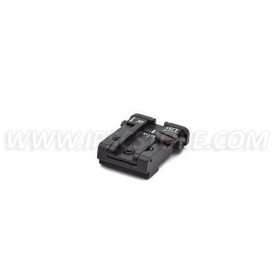 LPA TPU32GL18 Adjustable Rear Sight for GLOCK with White Periphery