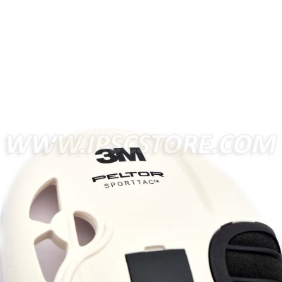 Valge kõrvaklappide kate 3M™ PELTOR™ SportTac klappidele 210100-478-VI