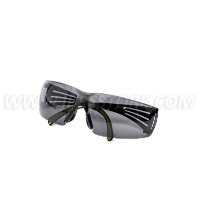 3M™ SecureFit™ Safety Glasses, Anti-Scratch / Anti-Fog, Grey Lens