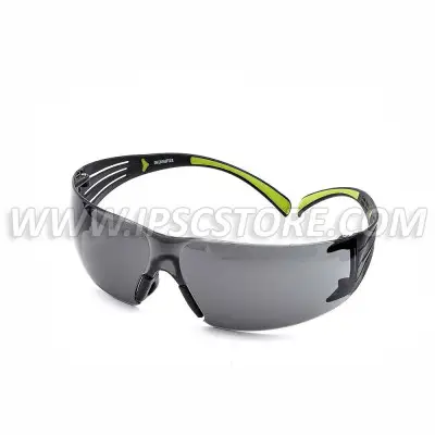 3M™ SecureFit™ Safety Glasses, Anti-Scratch / Anti-Fog, Grey Lens
