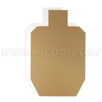 Cardboard Metric Target TAN/WHITE 100 pcs./ Pack