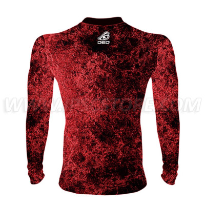 DED Competition Long Sleeve Compression T-Shirt - Red