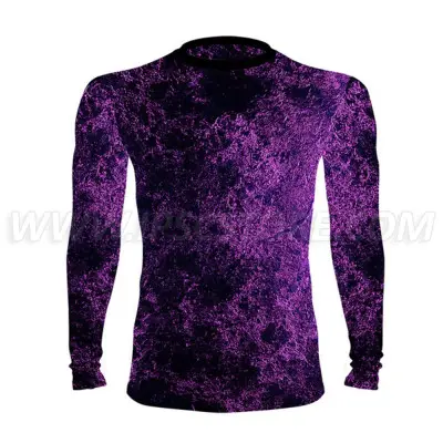 DED Competition Long Sleeve Compression T-Shirt - Purple