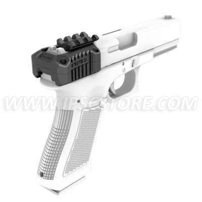 RECOVER TACTICAL PCH17 Slide Picatinny Rail w/ Charging Handle for all Glock Double Stack 9mm SW40 & 357 Gen 1, 2, 3, & 5
