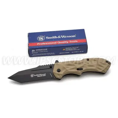 SMITH & WESSON SWBLOP3TD Liner Lock Folding Knife