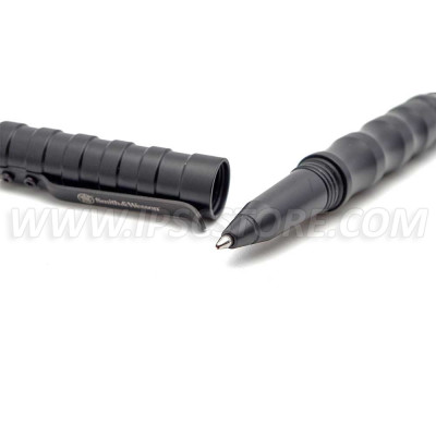 SMITH & WESSON SWPENMP2BK Aircraft Aluminum Refillable Tactical Screw Cap Pen