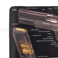 Tekmat 1911 3D Cut Away Gun Cleaning Mat