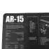 Relvapuhastusmatt AR-15 
