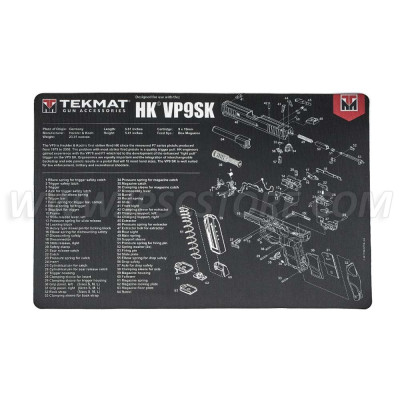 Tekmat Heckler & Koch VP9SK Gun Cleaning Mat