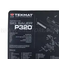 Alfombrilla de Limpieza para Pistolas Sig Sauer P320 Tekmat