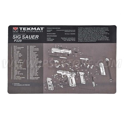 Tekmat Sig Sauer P229 Gun Cleaning Mat