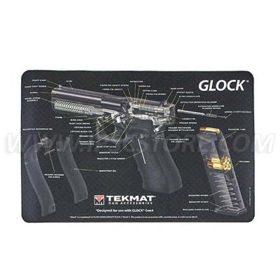 Tekmat Glock Cut Away Gun Cleaning Mat