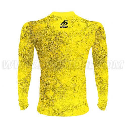 (Draft)DED Competition Long Sleeve Compression T-Shirt - Yellow