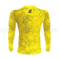 (Draft)DED Competition Long Sleeve Compression T-Shirt - Yellow