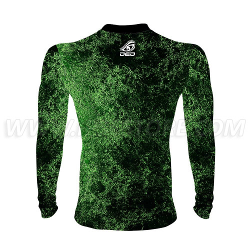 (Draft)DED Competition Long Sleeve Compression T-Shirt - Green