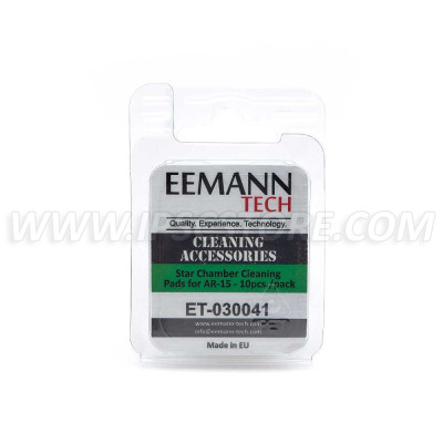 Eemann Tech Star Chamber Cleaning Pads for AR-15 - 10pcs./pack