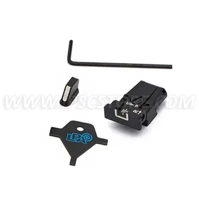 LPA SPR86CZ18 Adjustable Sight Set for CZ 75 75B 85 P07 Duty For models with dovetail front sights