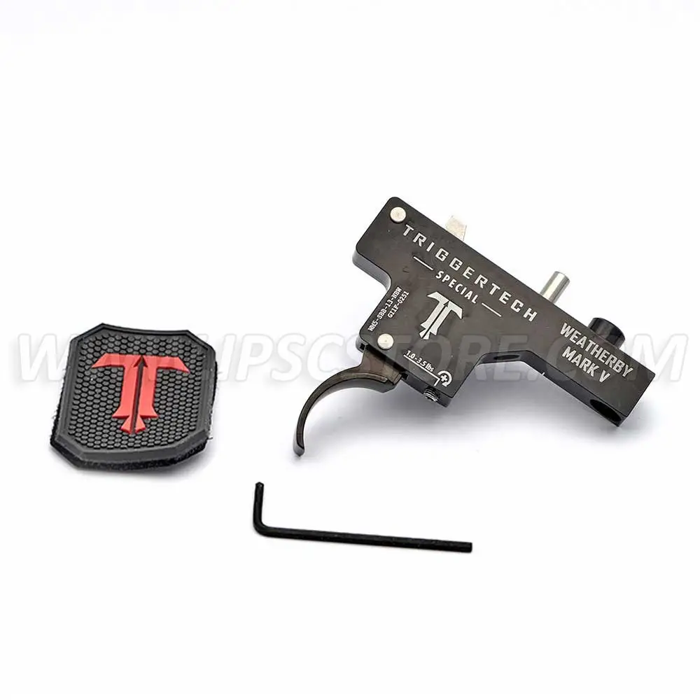 Disparador TriggerTech Weatherby Mark V Special Curvo Negro