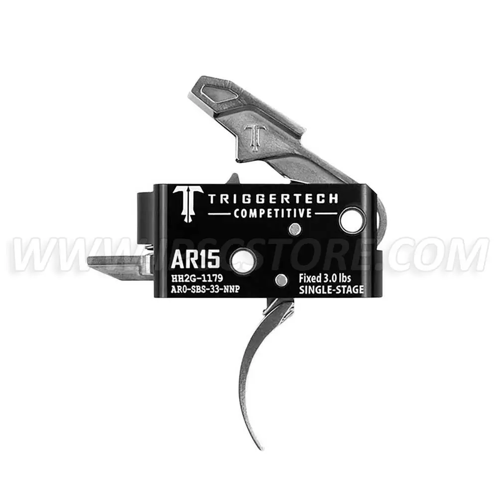 AR15 päästik TriggerTech AR15 1Stage Competitive Pro Curved Black