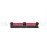 Ponto de Mira Adesivo Fibra 15mm Vermelha 60mm Largura Comprimento 12mm Toni System MADR