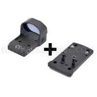 COMBO Vector Optics Frenzy 1x20x28 SCRD35 3MOA Red Dot Sight   Red Dot Mount for Glock