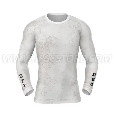 DED STI Competition Long Sleeve Compression Tshirt White