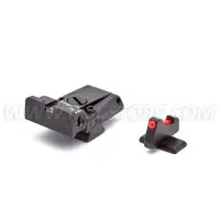 LPA SPR62BN7F Adjustable Sight Set for Browning HP Vig HP MKIII HP Pract HP40 SW with dovetail front sight