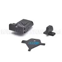 LPA SPR96BE07 Adjustable Sight Set for Beretta Stock and Brigadier with dovetail front sight