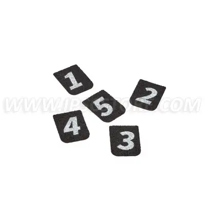 Armanov Numbered Grip Tape for CZ Arex and Arsenal Speed Line Magazine Pads PADDECALCZSPDNUM
